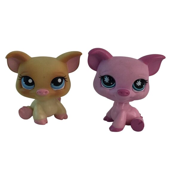 Littlest Pet Shop LPS Pig #622 Polka Dot Ears Clover Eyes #885 #87 #876 #266 - Picture 15 of 16